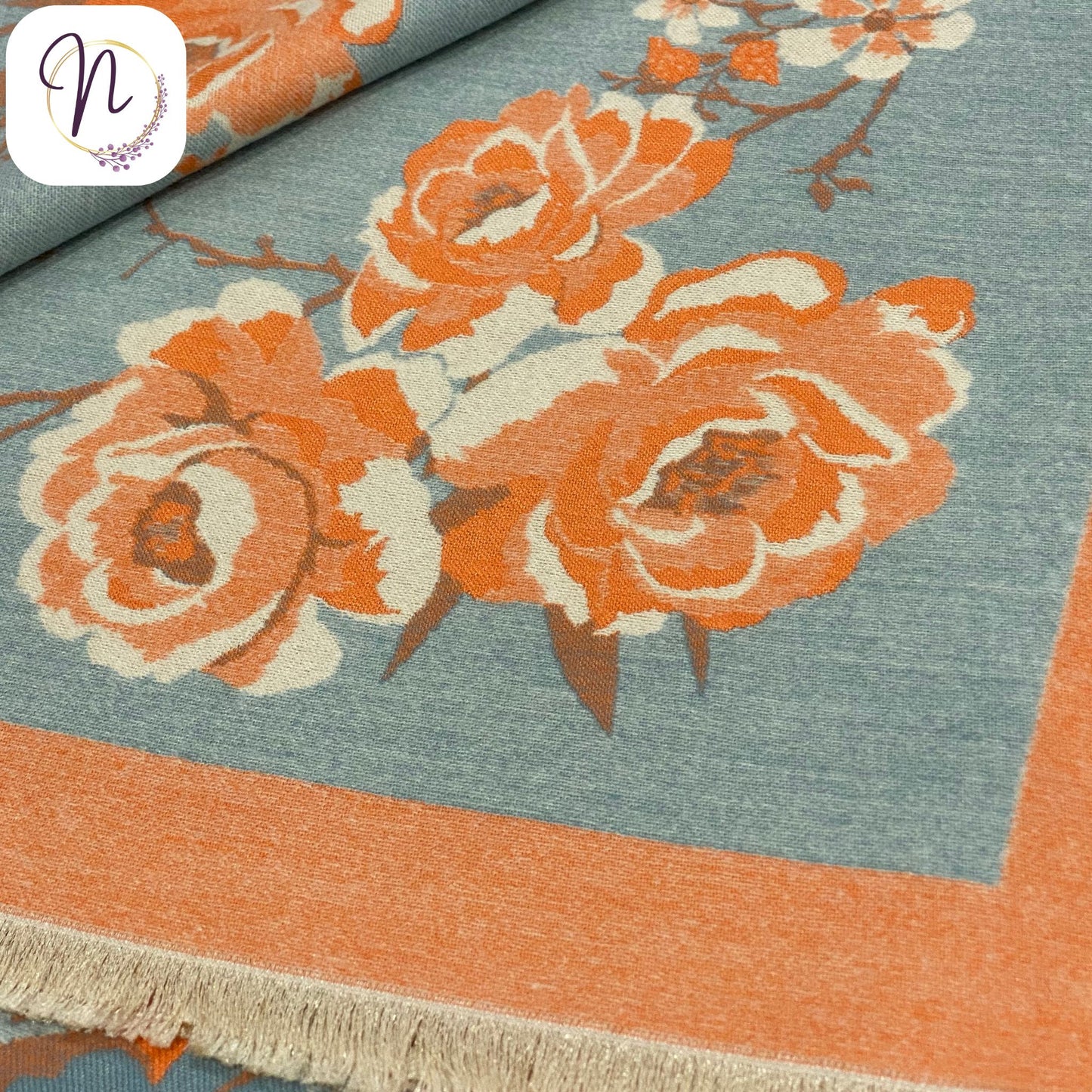 Cashmere Orange Shawl