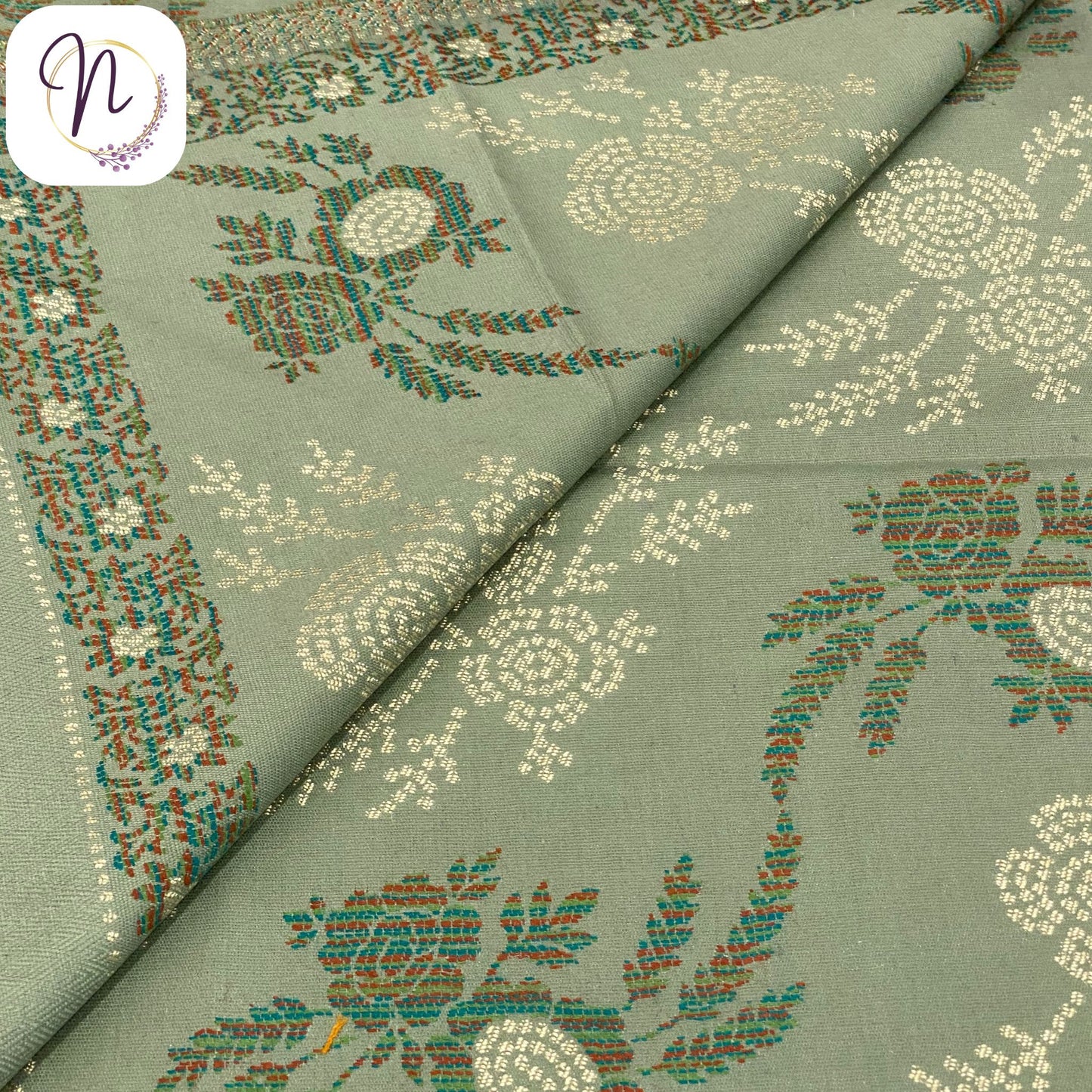 Shamridhi Mint Shawl