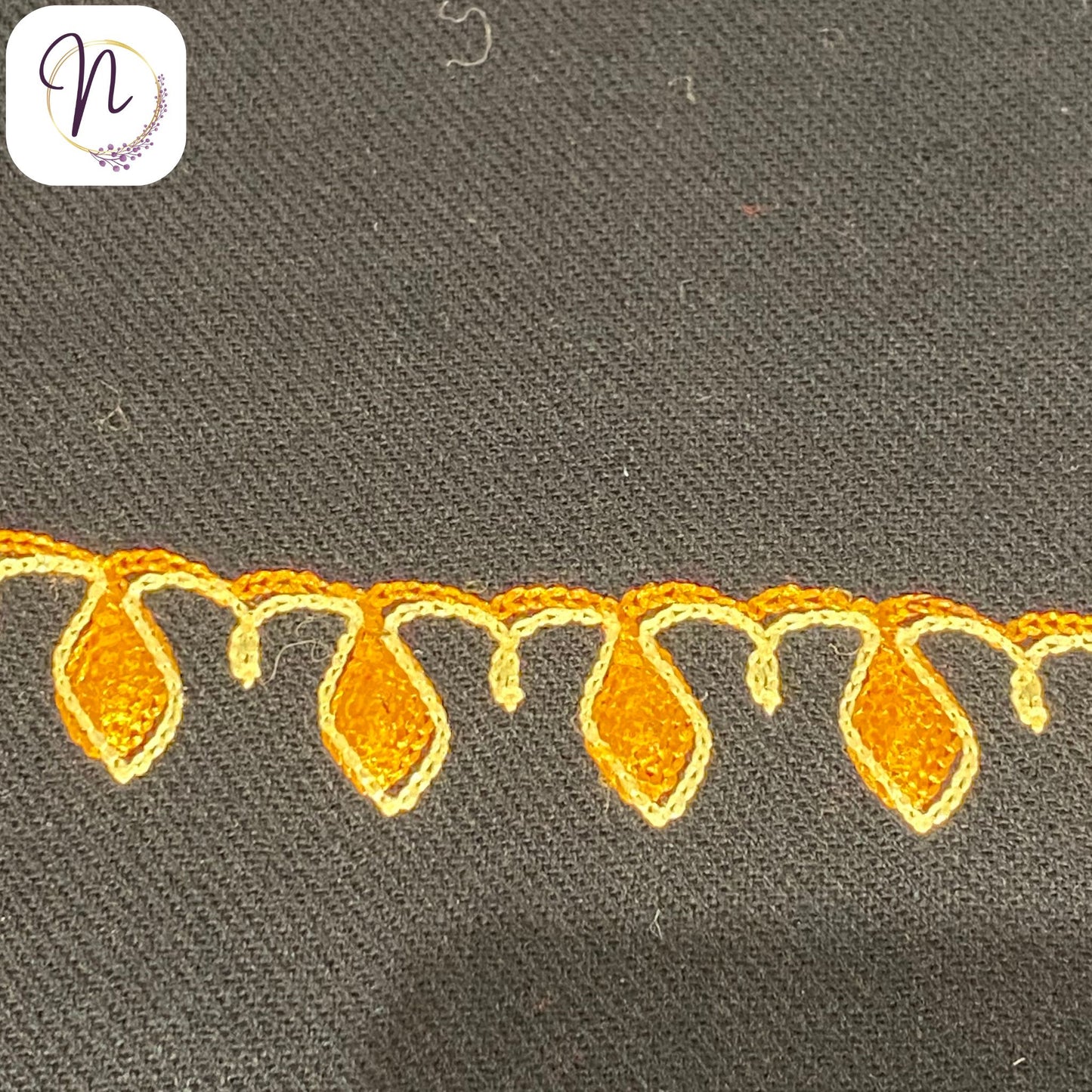 Kashmiri oswal Black Shawl