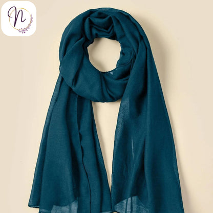 Cadet blue Hijab
