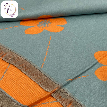 Cashmere Orange Shawl