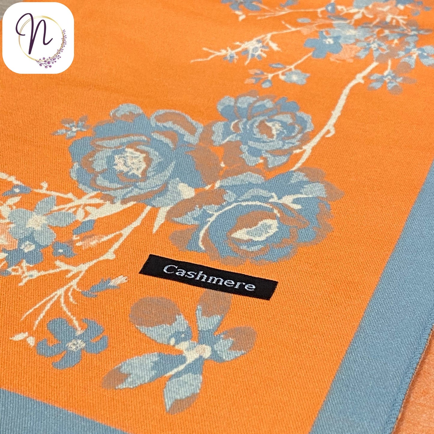 Cashmere Orange Shawl