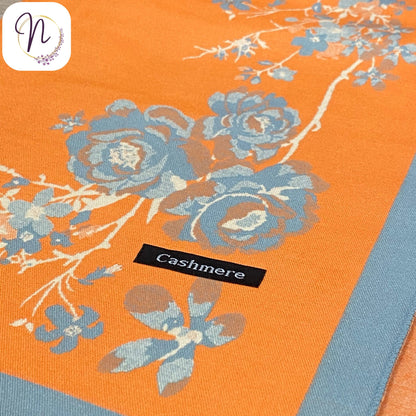 Cashmere Orange Shawl