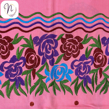 Kashmiri oswal Pink Shawl