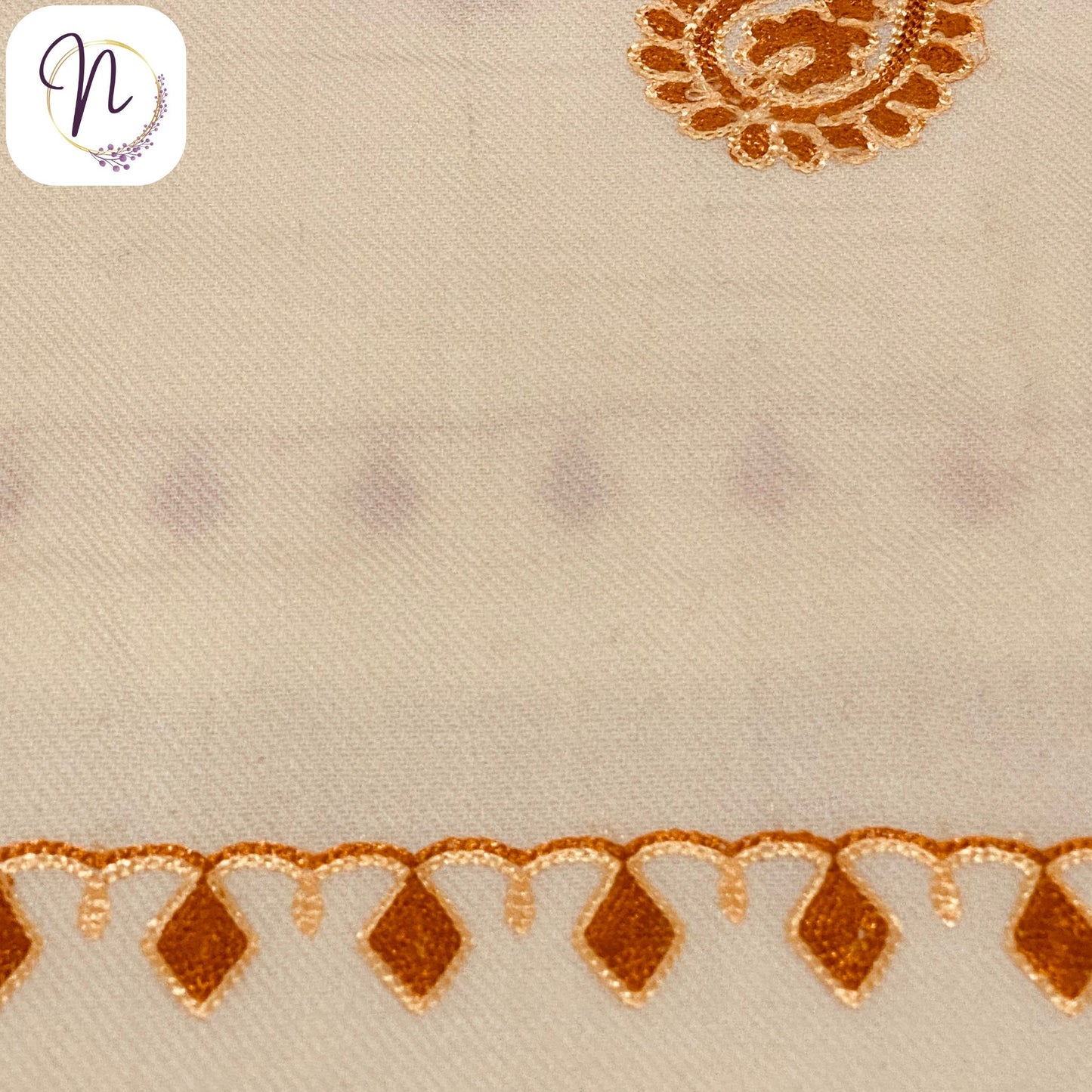 Kashmiri oswal Beige Shawl
