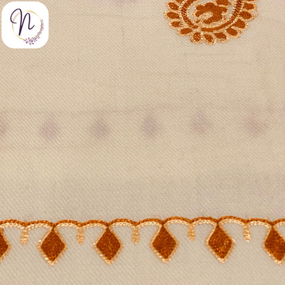 Kashmiri oswal Beige Shawl