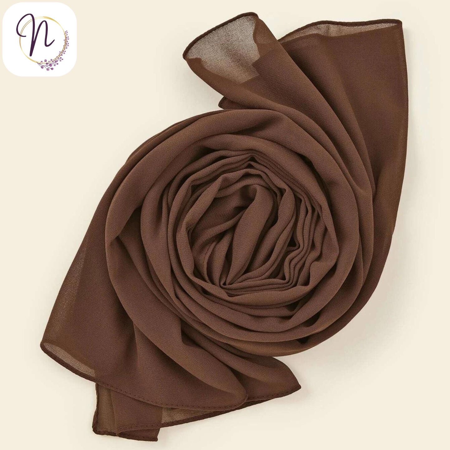 Coffee brown Hijab