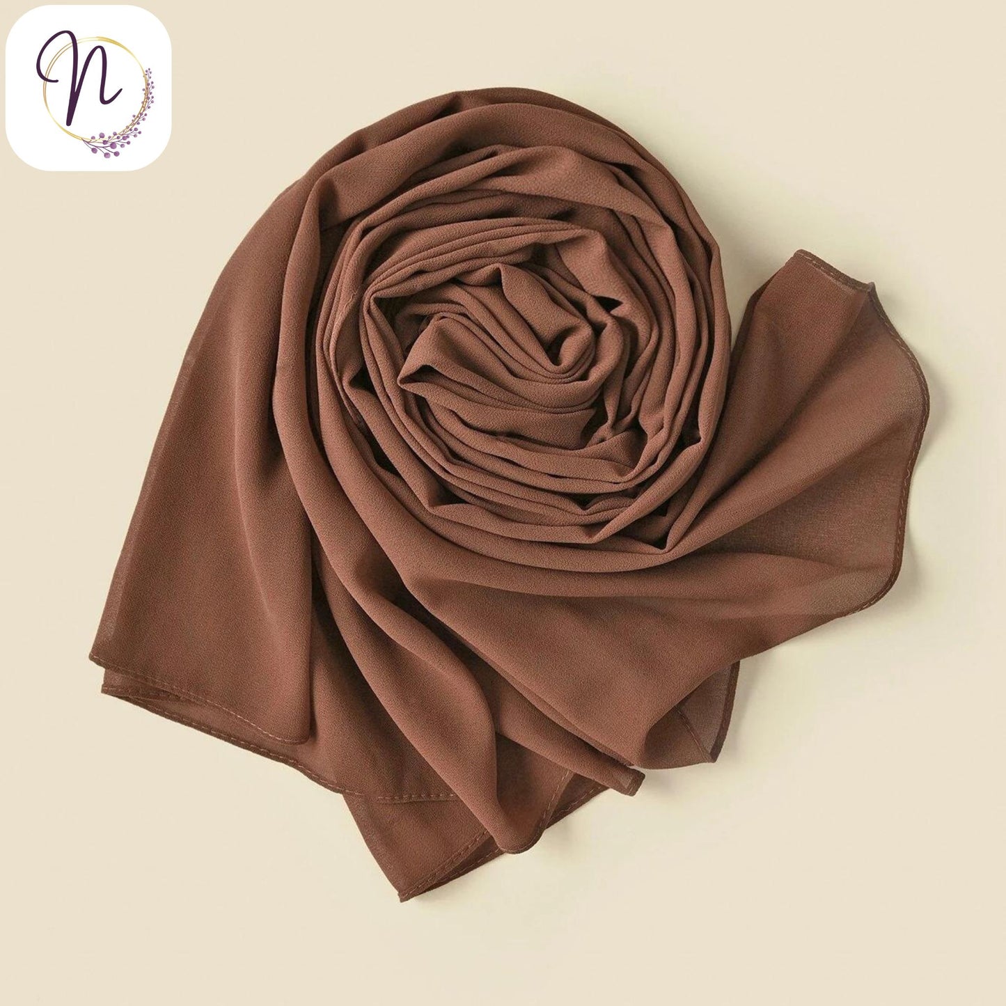Coffee brown Hijab