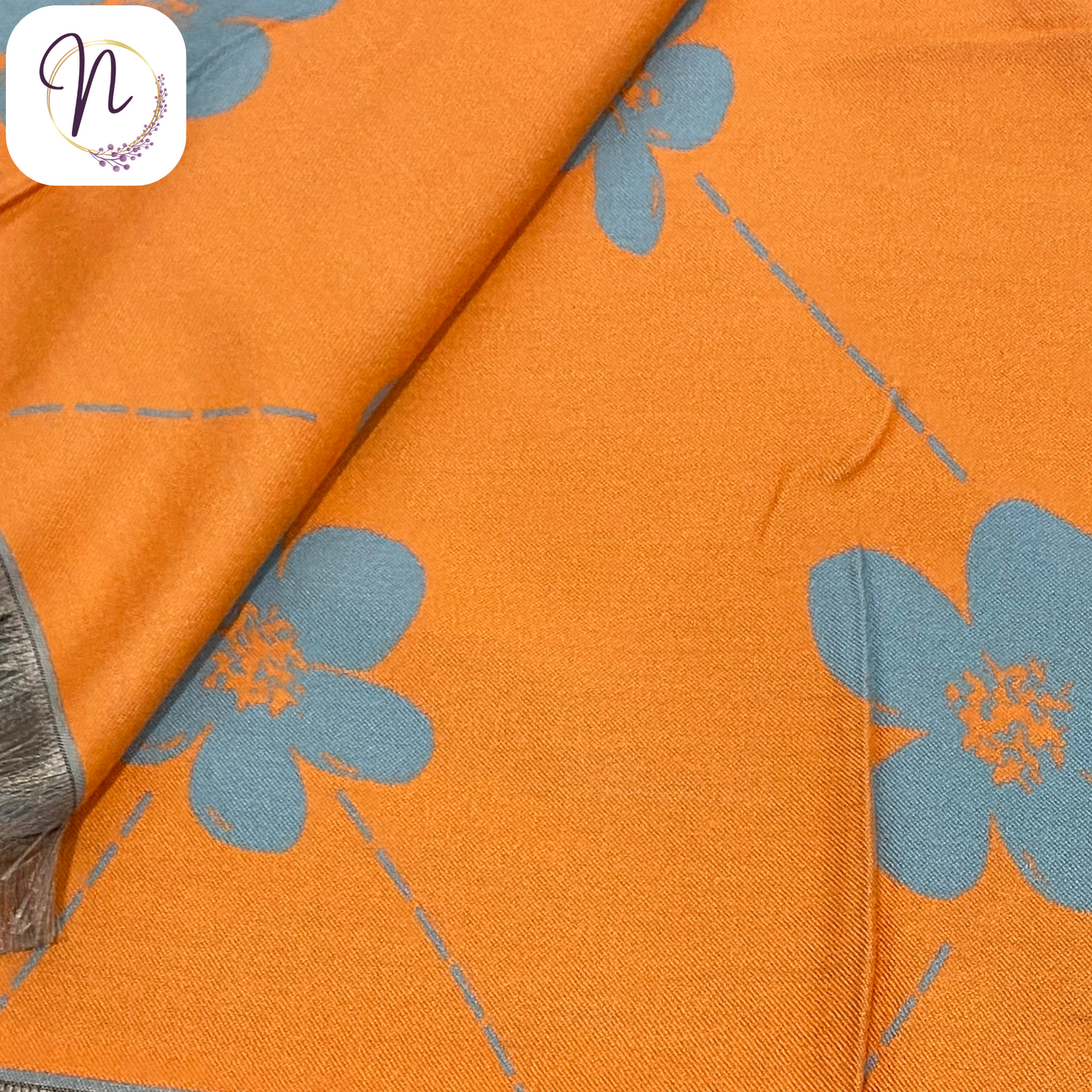 Cashmere Orange Shawl