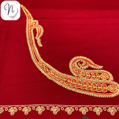 Kashmiri oswal Red Shawl