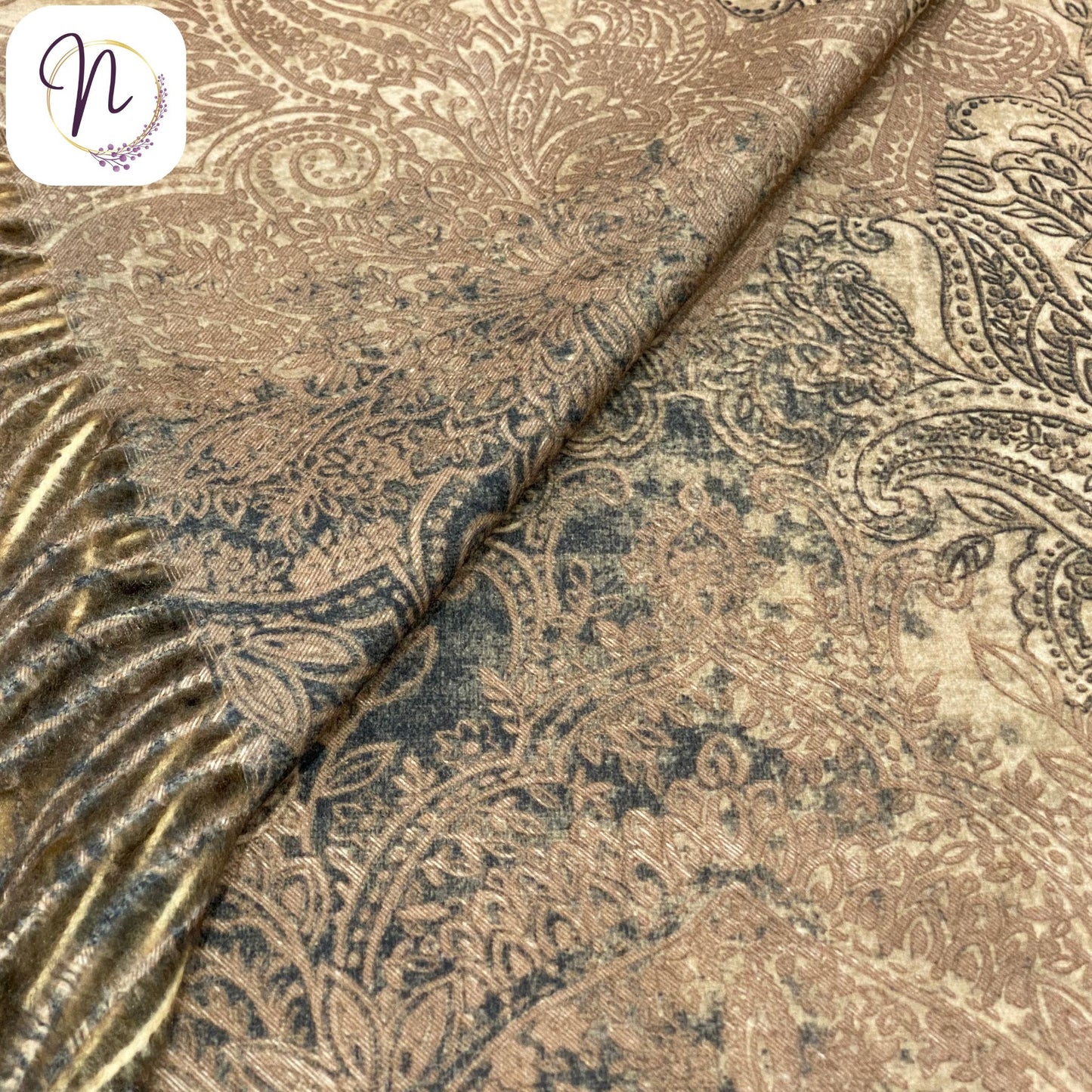 Cashmere Beige Shawl