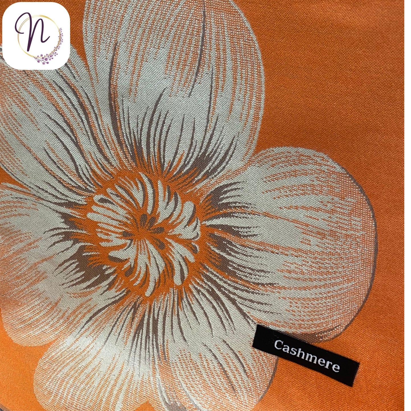 Cashmere Orange Shawl