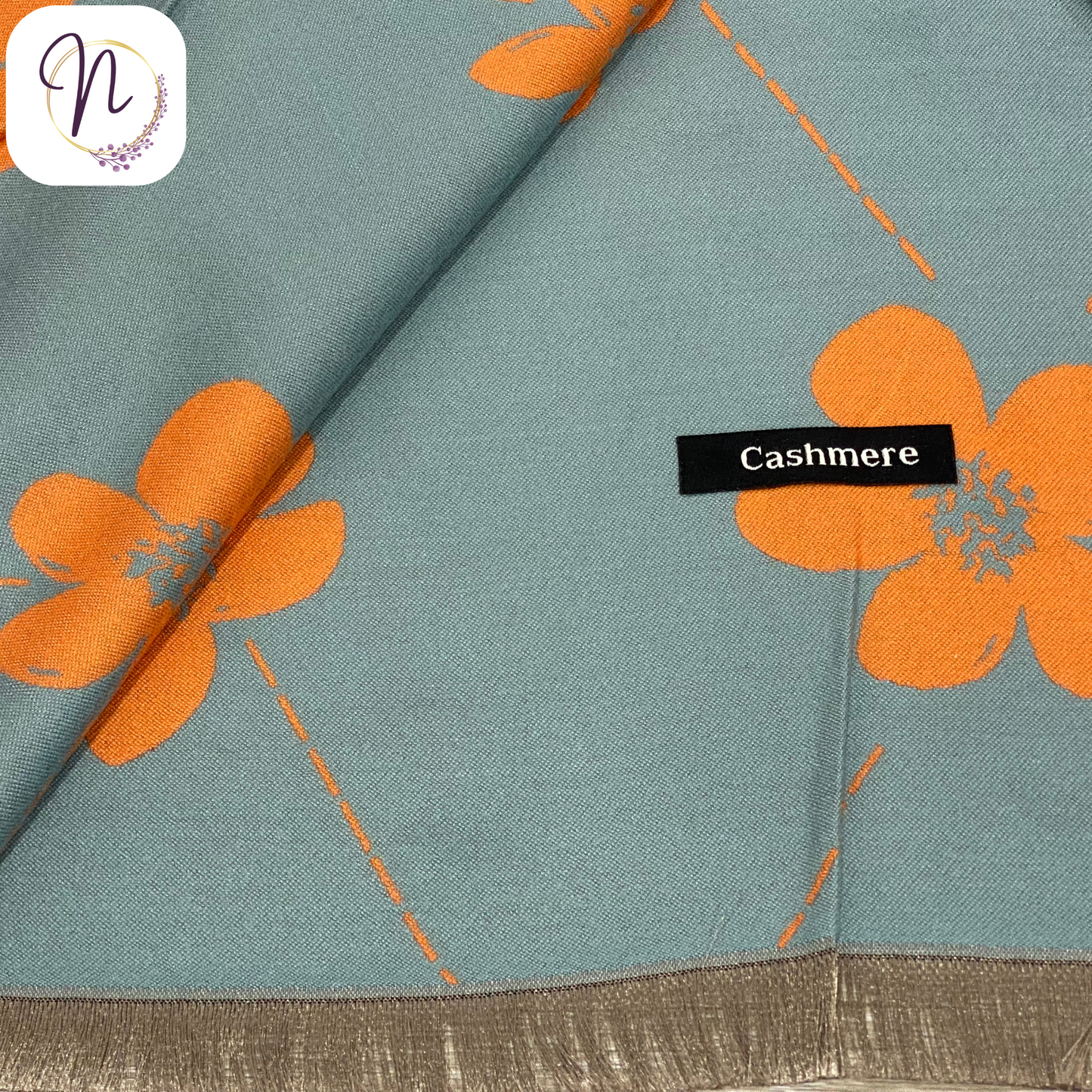 Cashmere Orange Shawl