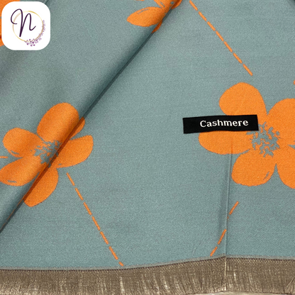 Cashmere Orange Shawl