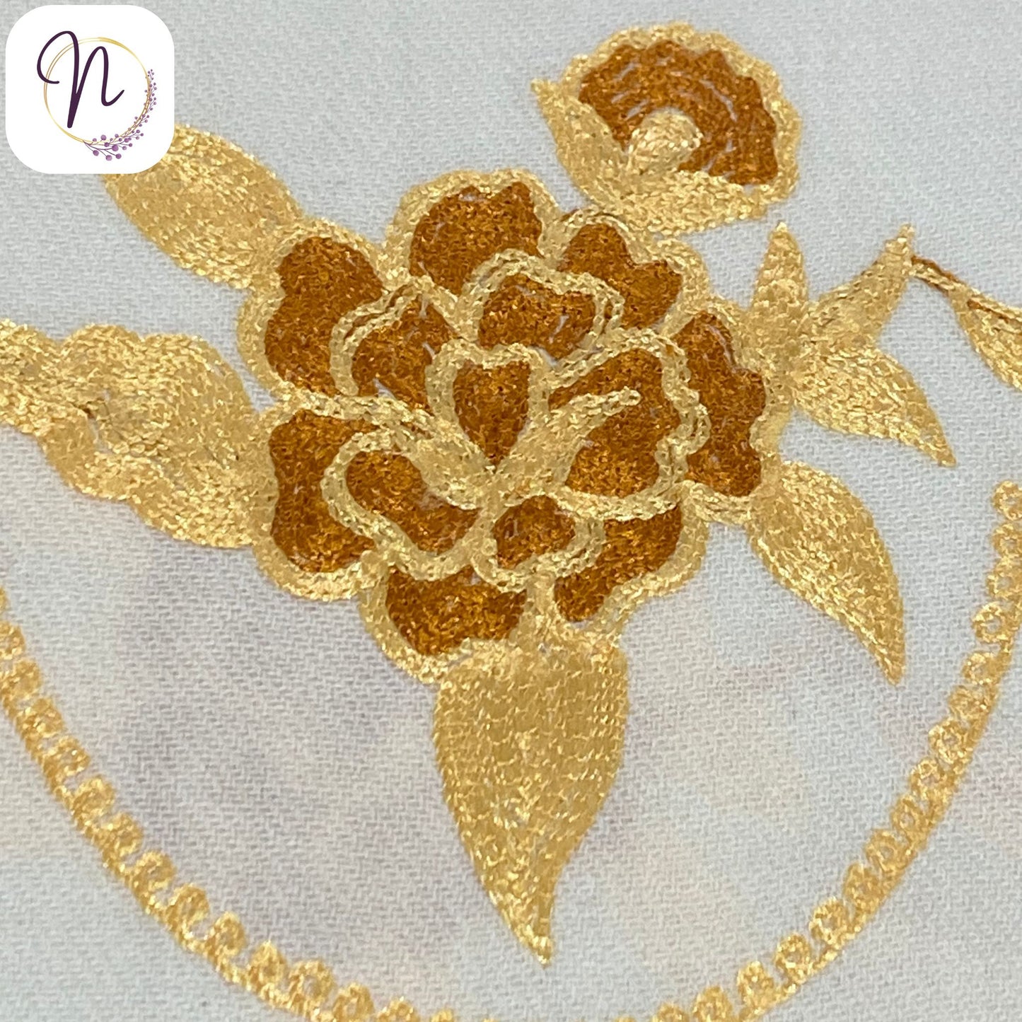 Kashmiri oswal White Shawl