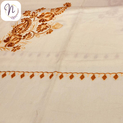 Kashmiri oswal Beige Shawl